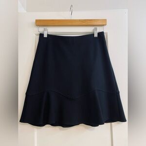 LOFT Black Skater Skirt
